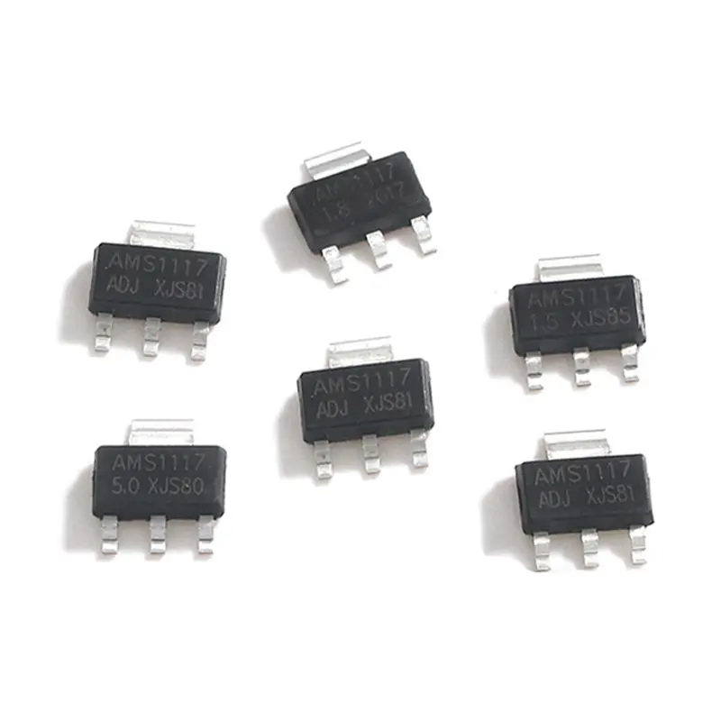 10 шт. SMD малое падение транзистор стабилизатора напряжения AMS1117-3.3V 1 5 V 8 2 0 AZ1117CH-3.3TRG1