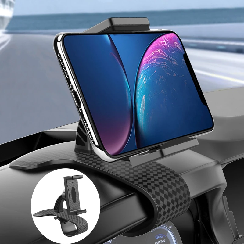 

Car Mobile Holder for Dashboard Anti-Slip Vehicle GPS Cellphone Mount Mobile Clip Stand for Samsung Galaxy S8/S7/S6/S5