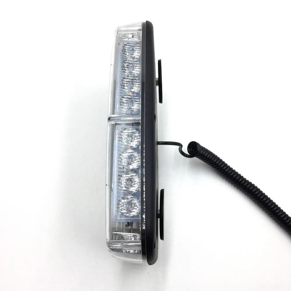 24 LED 24W Car Strobe Light Mini Bar Roof Dash Windshields Emergency Truck Red Blue Lightbar Lamp Free Shipping | Автомобили и