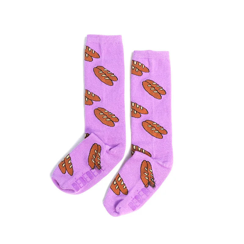 socks Детские носки для малышей, детские гольфы, хлопковые красивые теплые носки ярких цветов средней длины для малышей, детская одежда для мальчиков и девочек 0-10 лет - Цвет: socks
