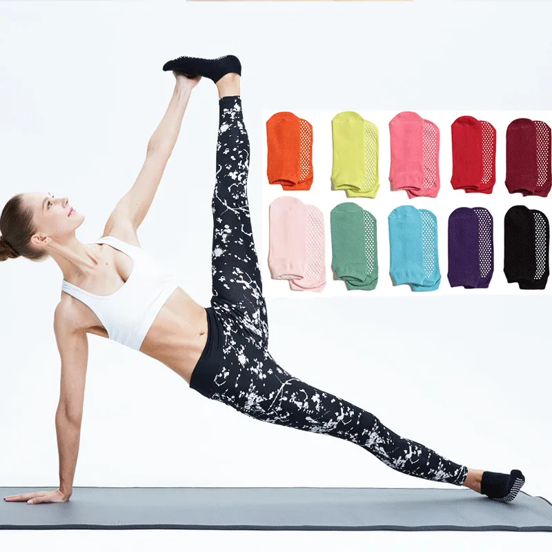 Прямая поставка высокое качество 9 цветов 1 пара женские носки для йоги