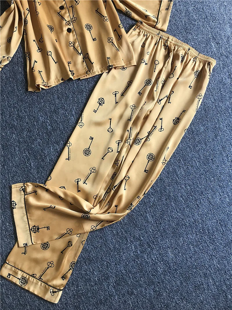 2019 зимние женские пижамные комплекты с буквенным принтом модное роскошное