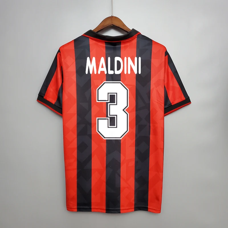 

Retro 1993/94 Desailly Maldini Baresi Papin Massaro Simone Albertini Donadoni Classic Shirts Vintage Jerseys