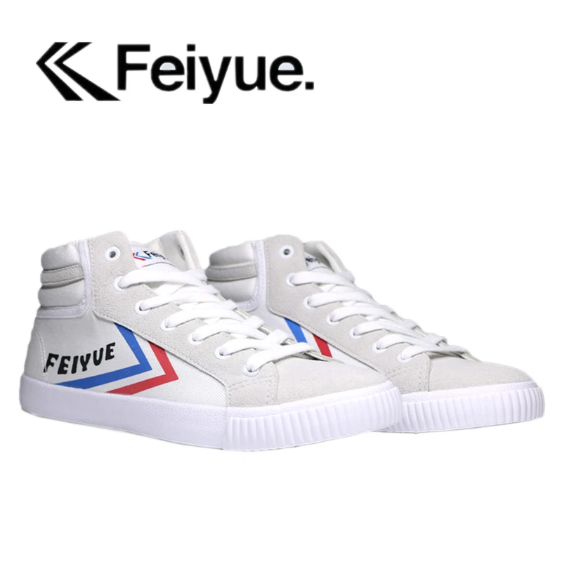 Китайская обувь для кунг-фу Feiyue, Мужская обувь для боевых искусств, тайцзи, тхэквондо, Женская Удобная спортивная обувь для тренировок, белая резиновая обувь - Цвет: 42