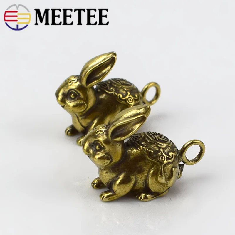 Meetee 1 шт./2 шт. 26x21мм Чистая латунь Висячие пряжки брелок кулон DIY ручное