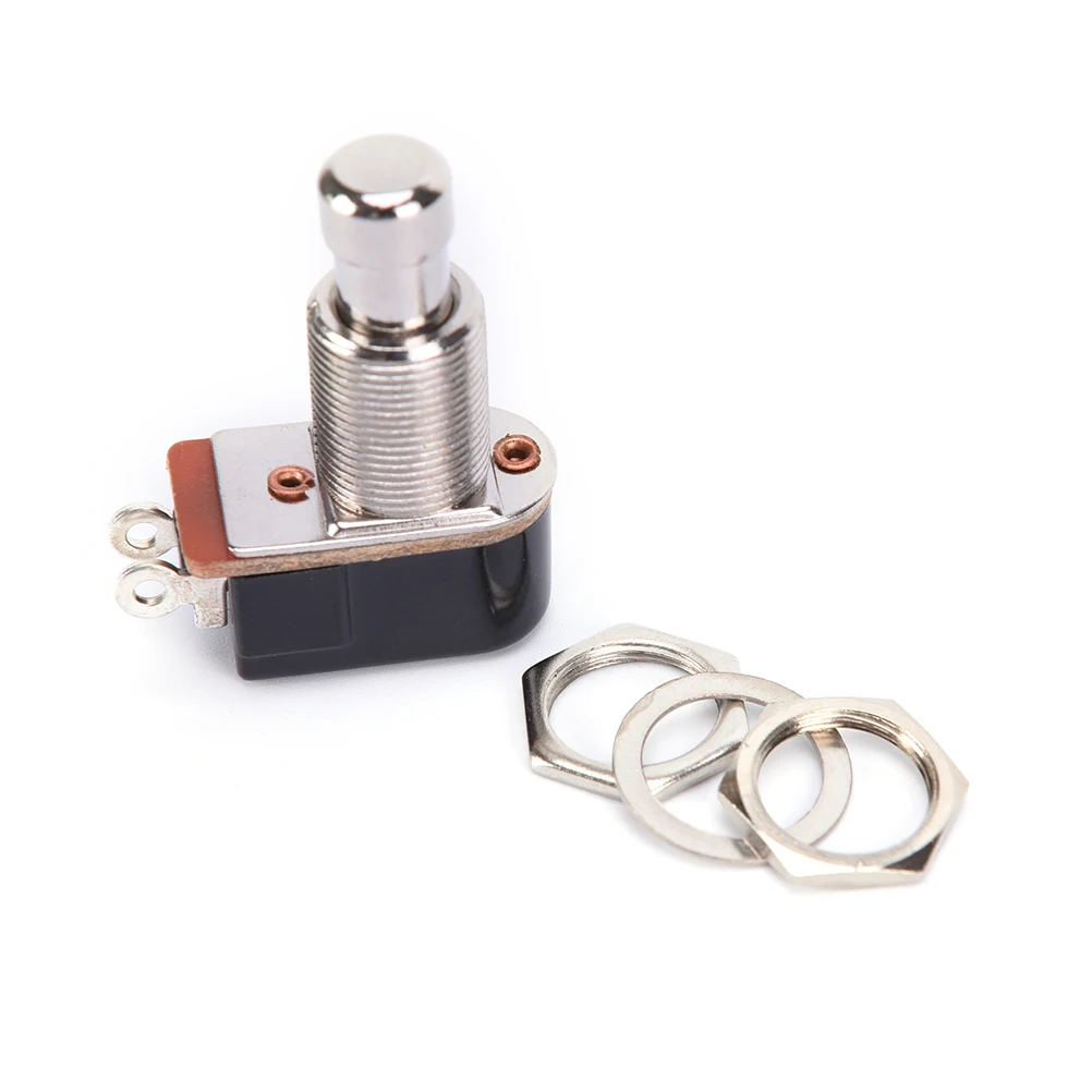 SPST Мгновенный Soft Touch кнопочный переключатель ножная педаль для электрогитары 2 2*3