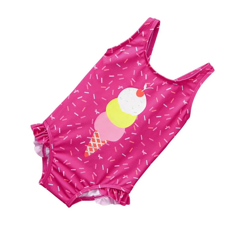 Повседневный модный купальный костюм Русалочки для маленьких девочек Купальный