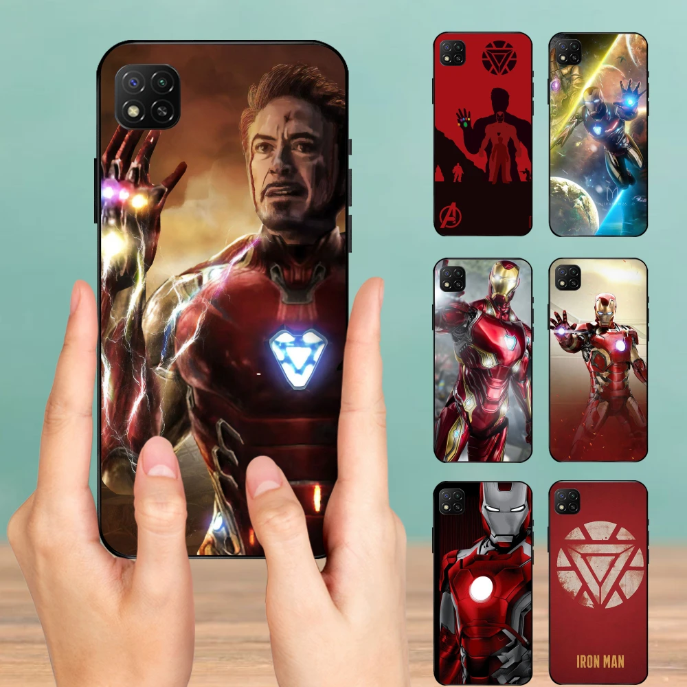 

Soft TPU Phone Case for Redmi 10 9 8 7 6 Pro Iron Man Marvel Mobile