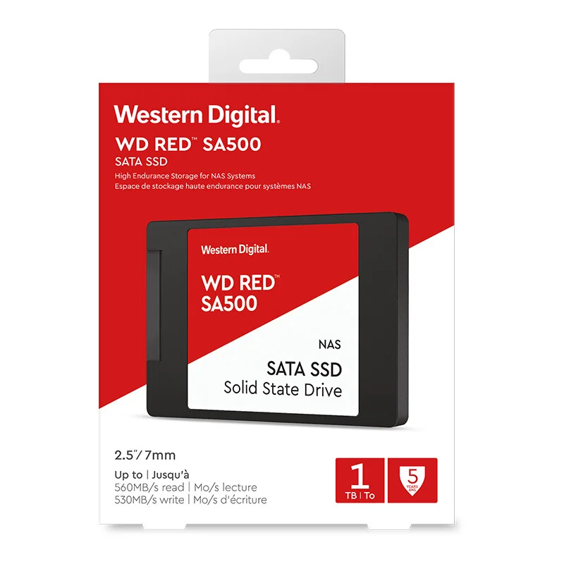 Verkauf Western Digital Rot SSD SA500 NAS SATA 500GB 1TB 2TB 4TB WD SSD Western Digital 2.5