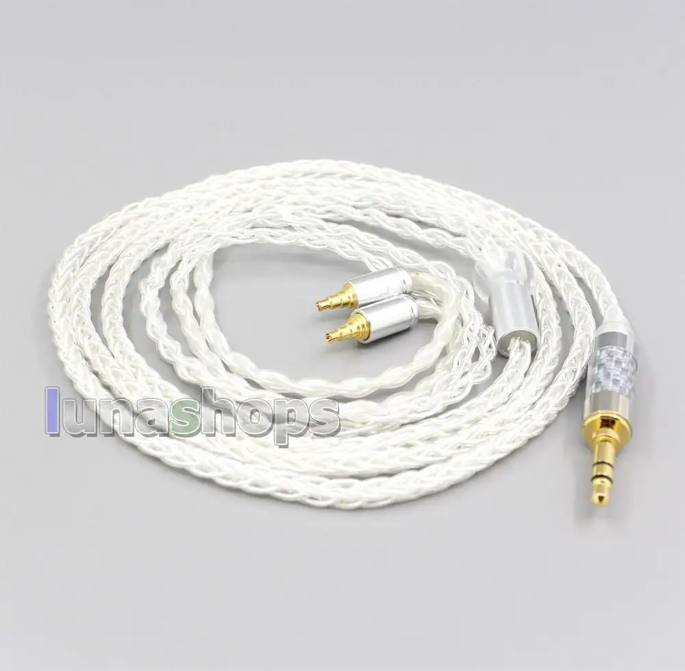 LN006547 3 5 мм 2 4 XLR 8 жильный посеребренный кабель OCC для наушников Sennheiser IE40 Pro|Кабели