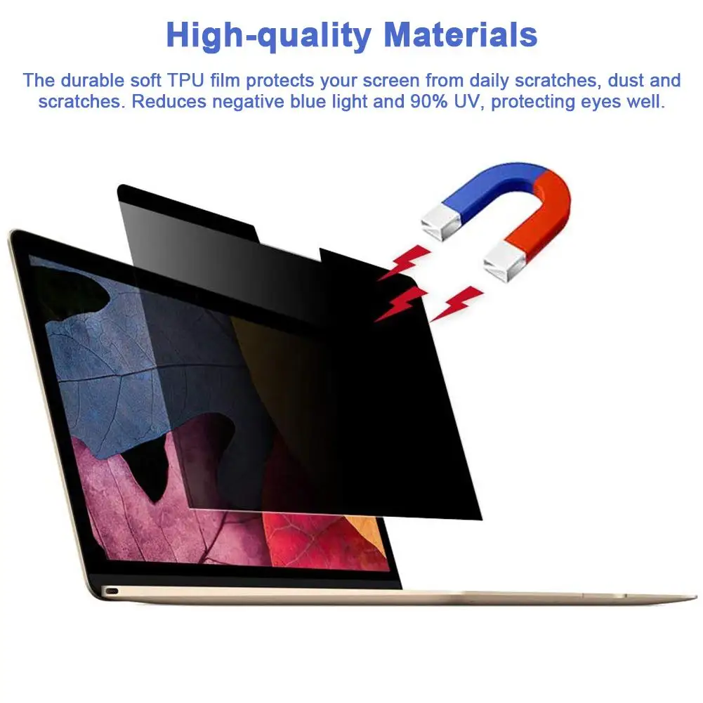 Защитная пленка для экрана ноутбука с защитой от шпионов прочная мягкая защитная