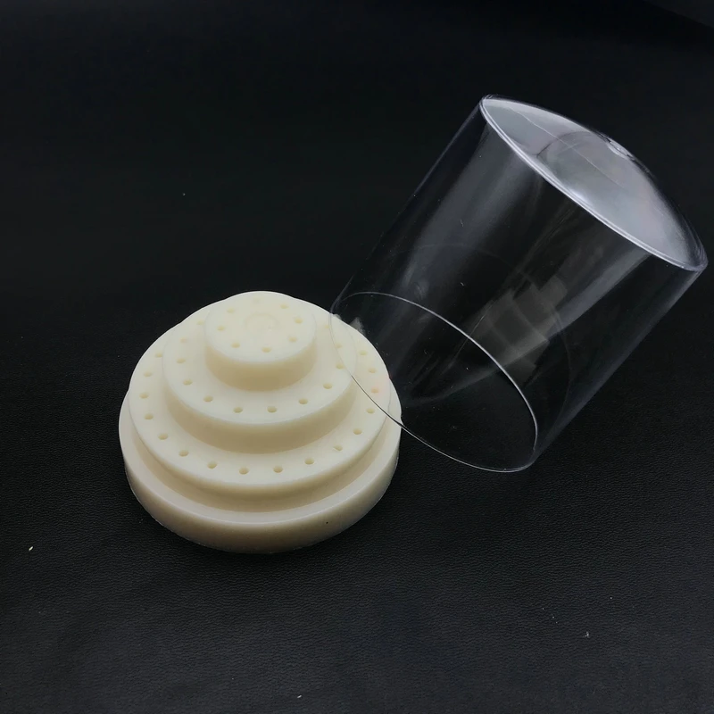 Dental Lab Instrument 48 Holes (Round) Plastic Bur Holder Burs Block Case Box | Красота и здоровье