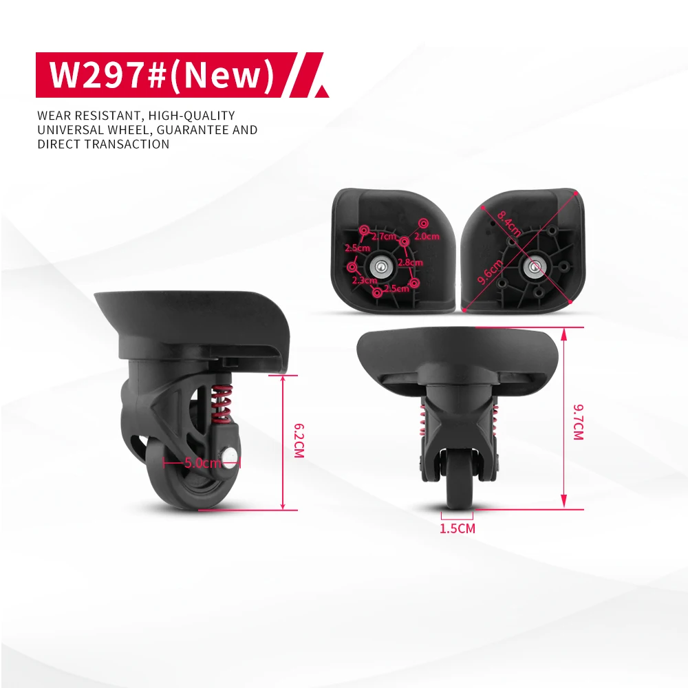 DILONG W297 Luggage trolley case wheel universal accessories replacement caster high-quality repair customization wheel
