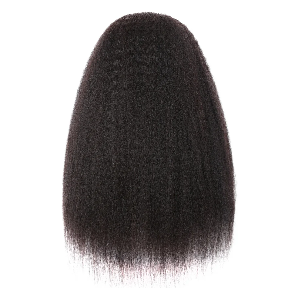 Alibele объемная волна u-образный парик человеческие волосы с клипсой бразильские