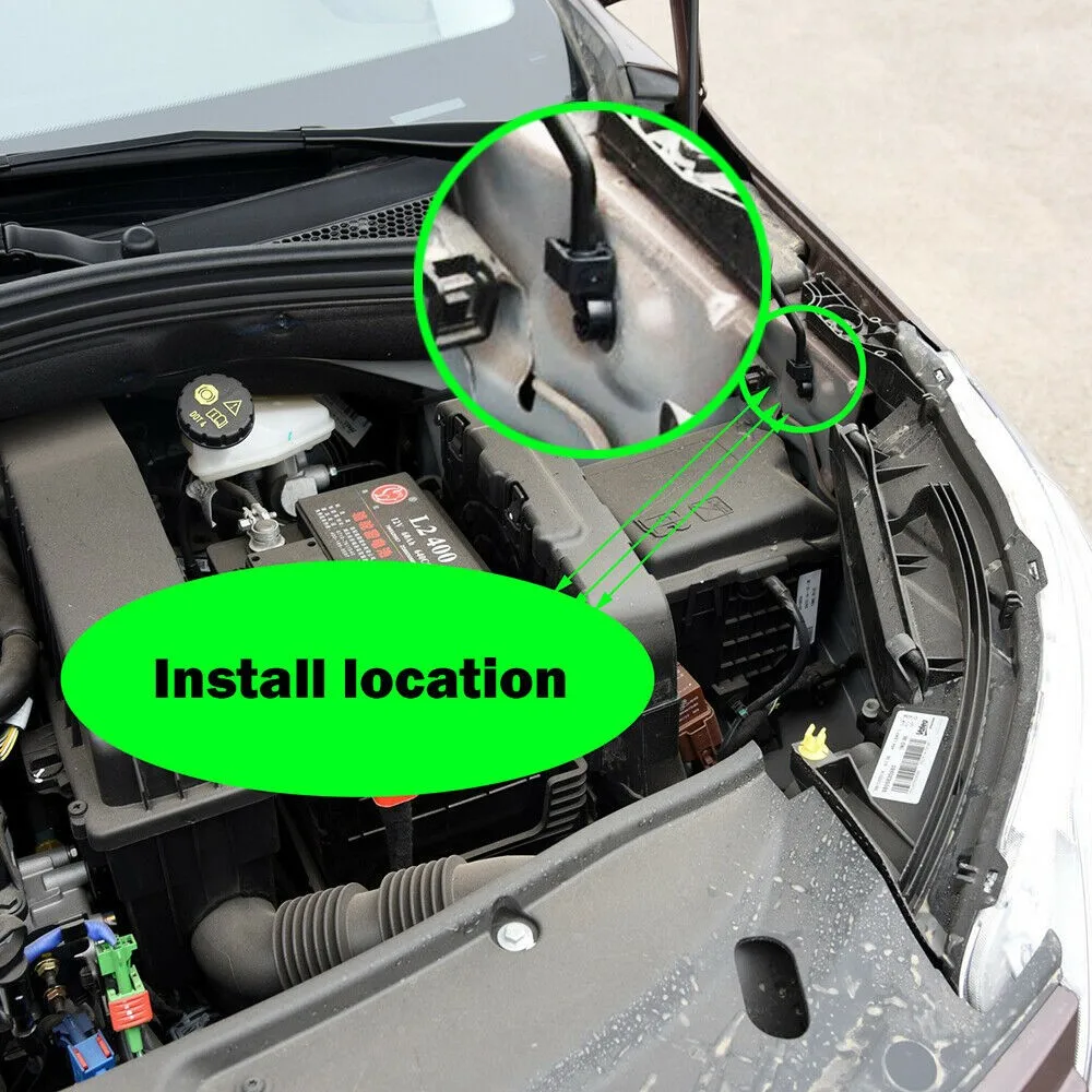 Зажим для капота автомобиля универсальный зажим Berlingo C3 C4 2 шт.|Клипсы и зажимы