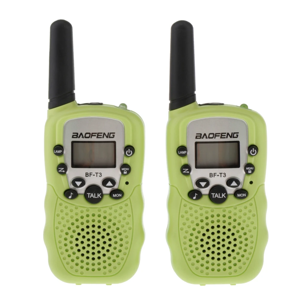 BaoFeng BF-T3 2 шт. детская рация 22 канала для детей подарок евро UHF FRS двухстороннее
