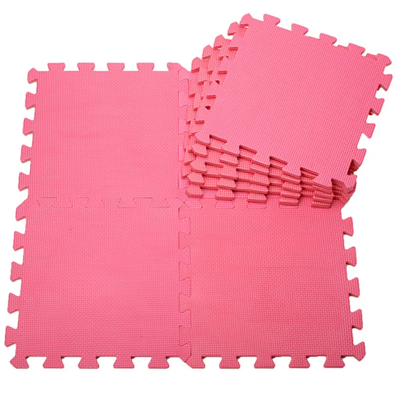 red 30*30 см tapete infantil детские коврики игровой коврик игрушки для детей Детский ковер мягкий пол eva пены головоломки коврики - Цвет: red