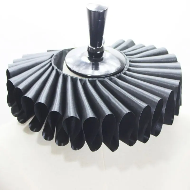 

Womens Victorian Renaissance Ruffled Neck Collar Satin Clown Cosplay Choker Y3NE