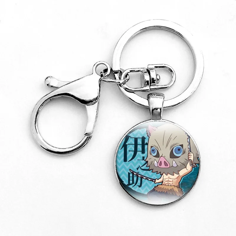 Ключница с мечом Demon Slayer из нового японского аниме 2020 года в стиле косплей, с катаной, призрачным клинком и стеклянным шариком на подвеске - оптовая продажа.