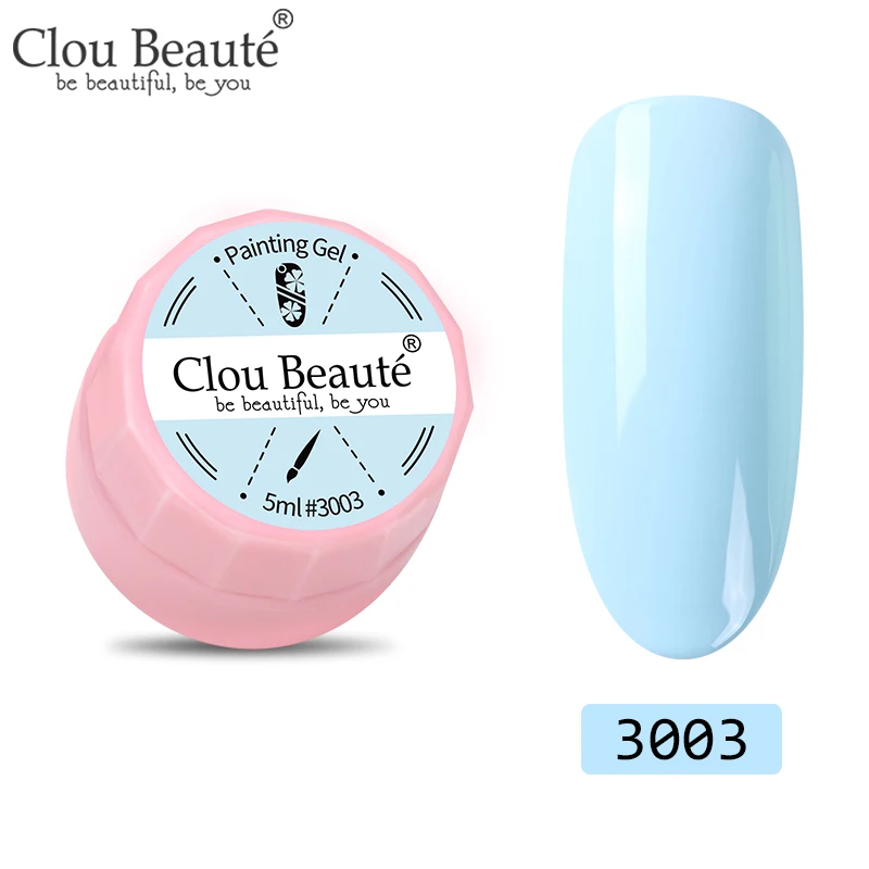 3003 Clou Beaute 72 цвета гель-краска УФ/светодиодный гель для ногтей замачиваемый дизайн ногтей светодиодный лак для ногтей УФ-гель для ногтей DIY Краска паук гель лак - Цвет: 3003