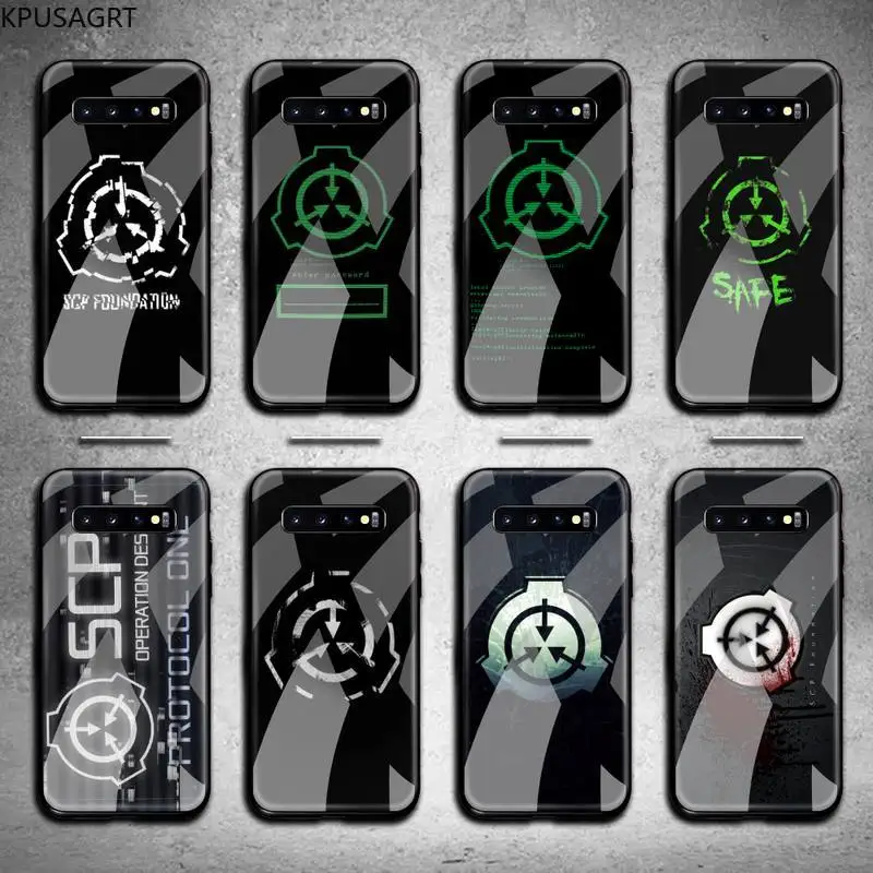 

Scp Special Containment Phone Case Tempered Glass For Samsung S20 Plus S7 S8 S9 S10 Note 8 9 10 Plus