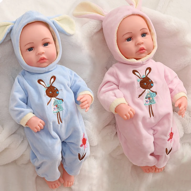 45 см Симпатичные Reborn Baby Doll девушка электрический Bebe возрождаются куклы игрушка
