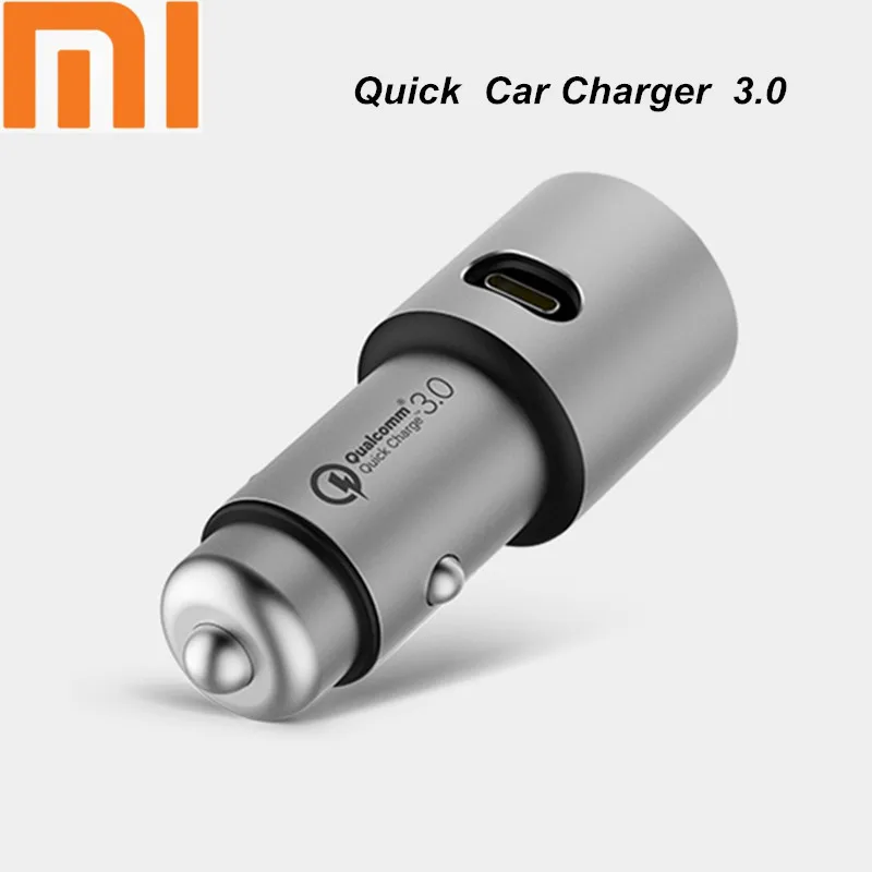 Автомобильное зарядное устройство Mi Dual USB 5 В/3 А 9 В/2 12 В/1 металлическое