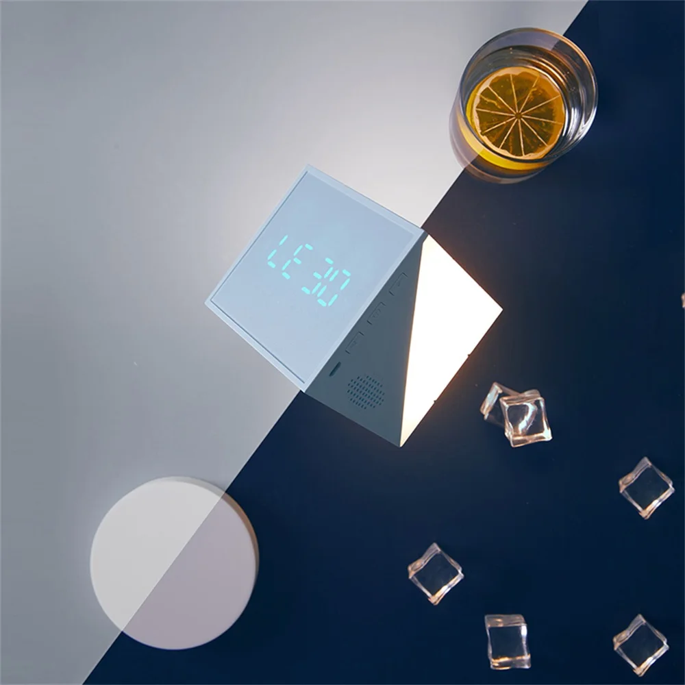 Волшебный будильник в виде кубика Ночной светильник светодиодный Красочные