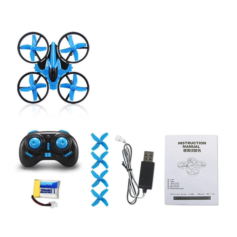 Лидер продаж Квадрокоптер 2 4 ГГц мини Дрон с дистанционным управлением свободный