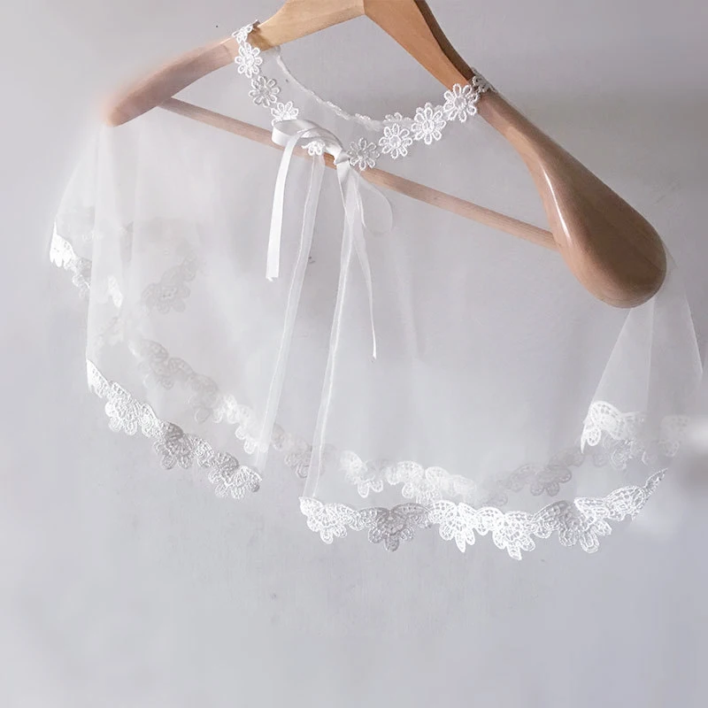 Свадебные белые шали свадебное платье кружевная Женская шаль с цветами
