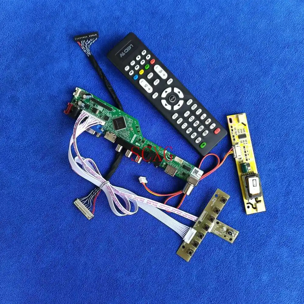 

kit Analog Fit B150XN05/B150XN06/LP150X12/LTN150XN 30 Pin LVDS LCD screen drive board 2-CCFL AV VGA USB HDMI-compatible 1024*768