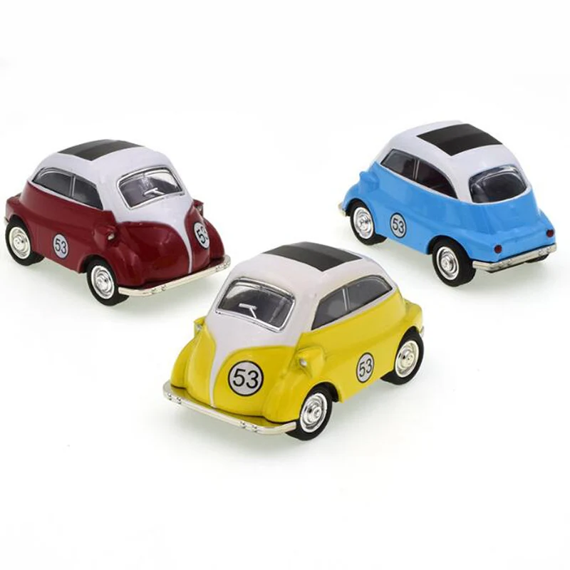 Мультяшная детская модель автомобиля из сплава в виде жука игрушечный