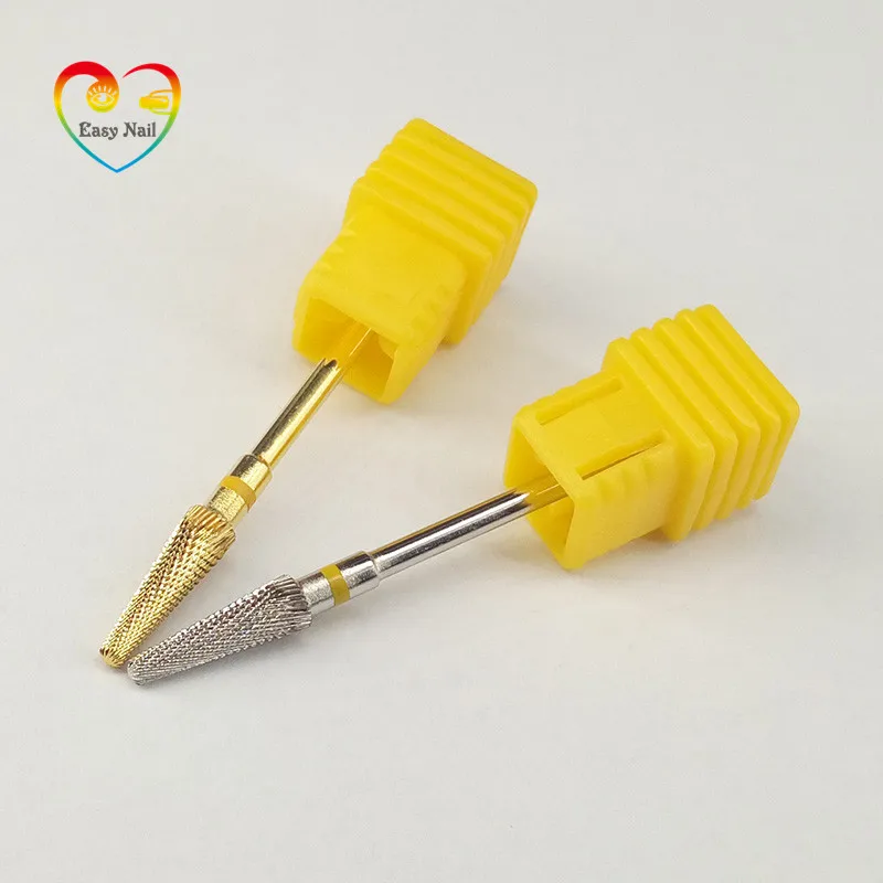 Фрезы для маникюра Pro XF из карбида вольфрама 3/32 дюйма 2 цвета 1 шт.|nail drill bits|carbide nail