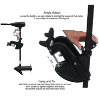 Электромотор для надувной лодки, тяга до 86 lbs#4