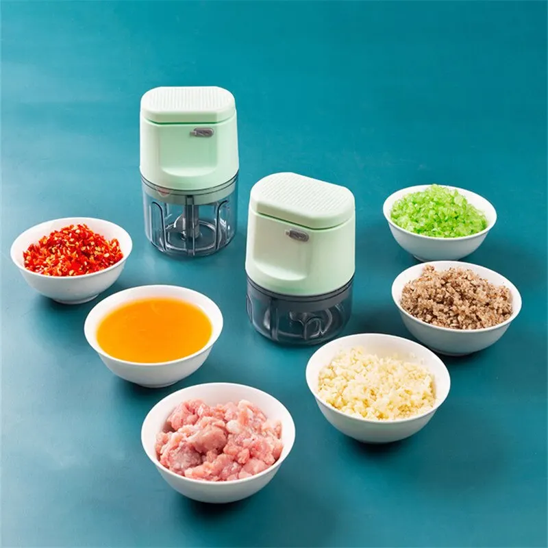 

Измельчитель для чеснока, измельчитель для чеснока, USB мясорубка, зеркальный кухонный комбайн, блендер, кухонные инструменты, мясорубка