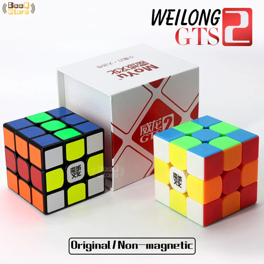 Moyu Weilong gts2 магический куб 3x3x3 скорость v2 головоломка Magico Cubo Профессиональный
