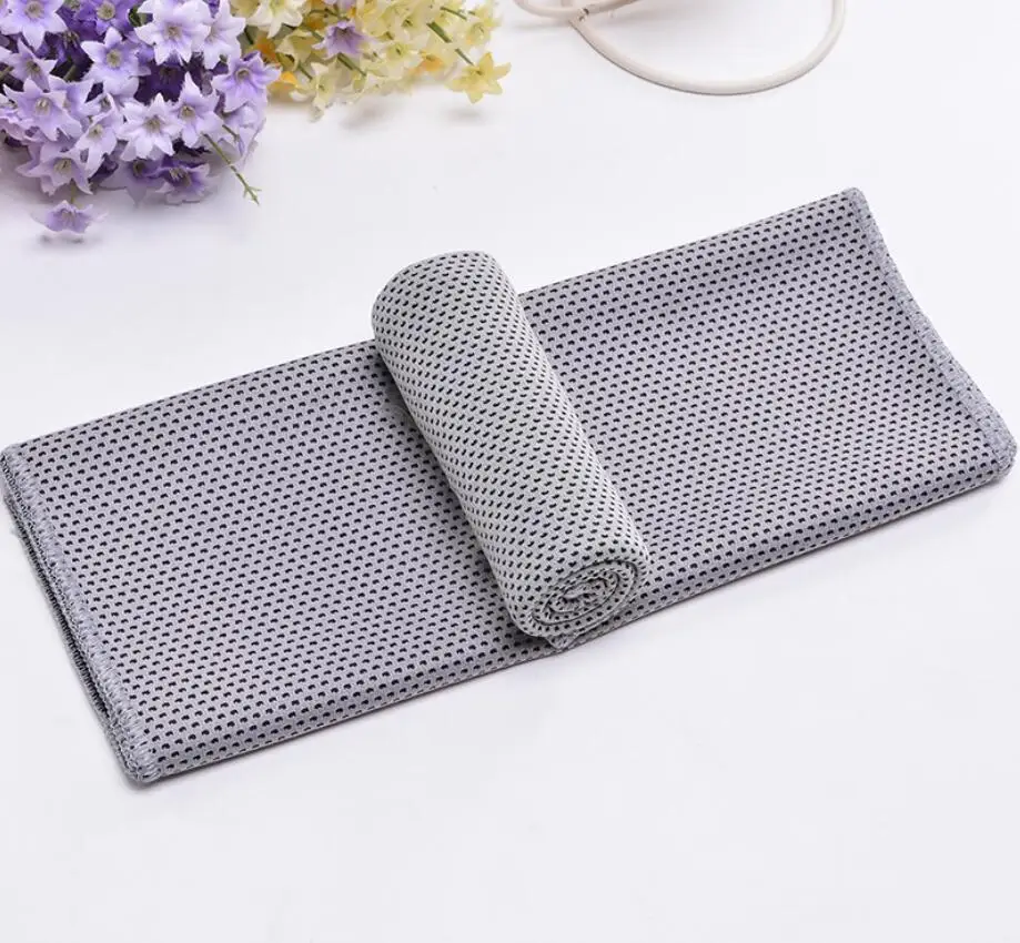 Microfiber Sport Towel Rapid Cooling Ice Face Quick-Dry Beach Towels Summer Enduring Instant Chill for Fitness Yoga | Спорт и
