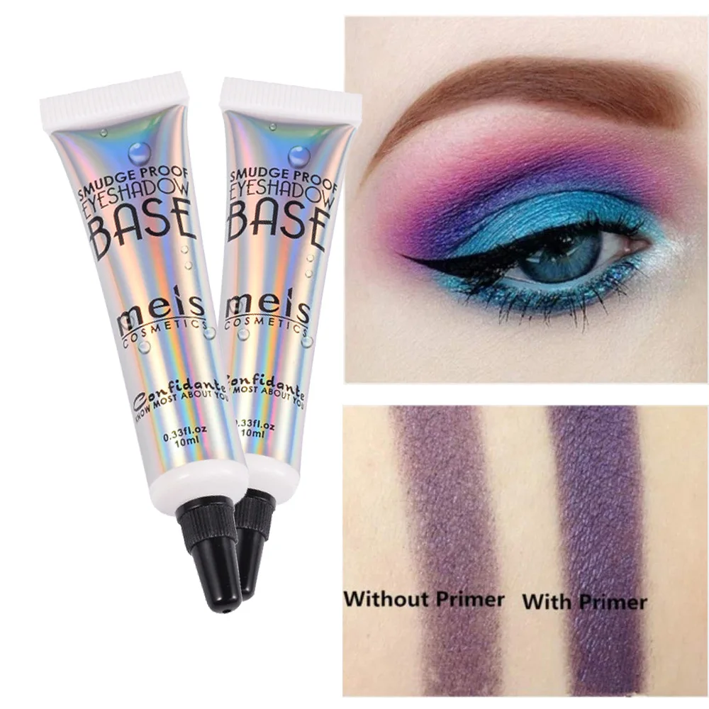Глаза Макияж Блестящий лак для ногтей стойкие тени век Грунтовка крем