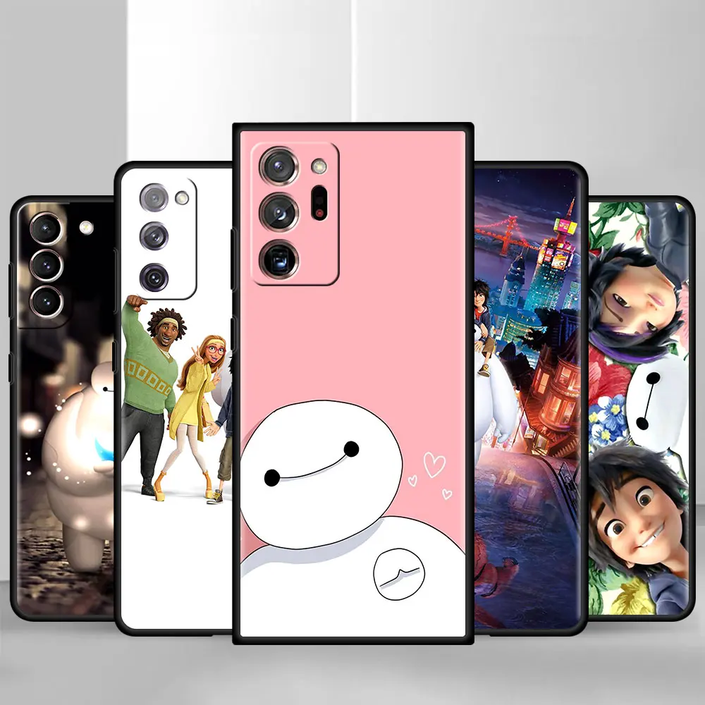 

Disney Big Hero 6 Case for Samsung Galaxy 20 FE S21 Ultra S10 S9 Plus Shockproof Soft Phone Capa Mobile Cover