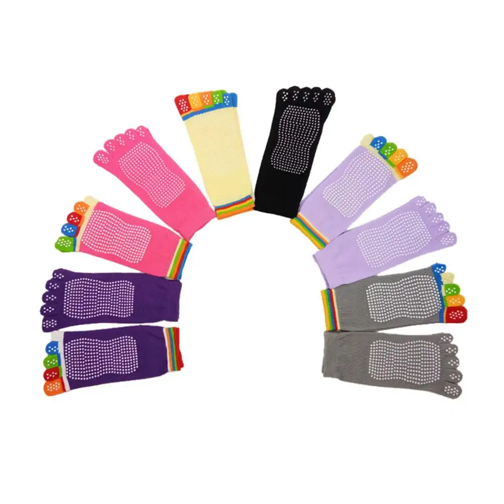 Носки для йоги нескользящие хлопковые носки женские спорта мягкие удобные