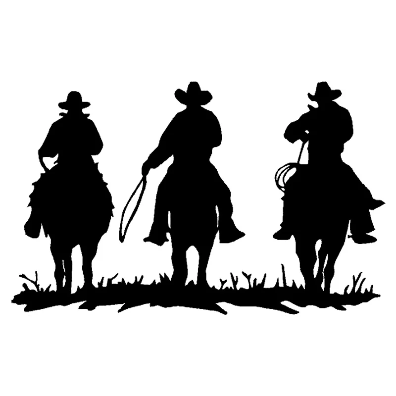 

18 x 11cm Cowboy Horse Fashion PVC Car Styling Car Sticker