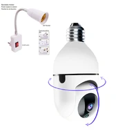 1080p wifi mini camera with bendable e27 bulb socket support cloud storage remote view home protection smart device alarm push