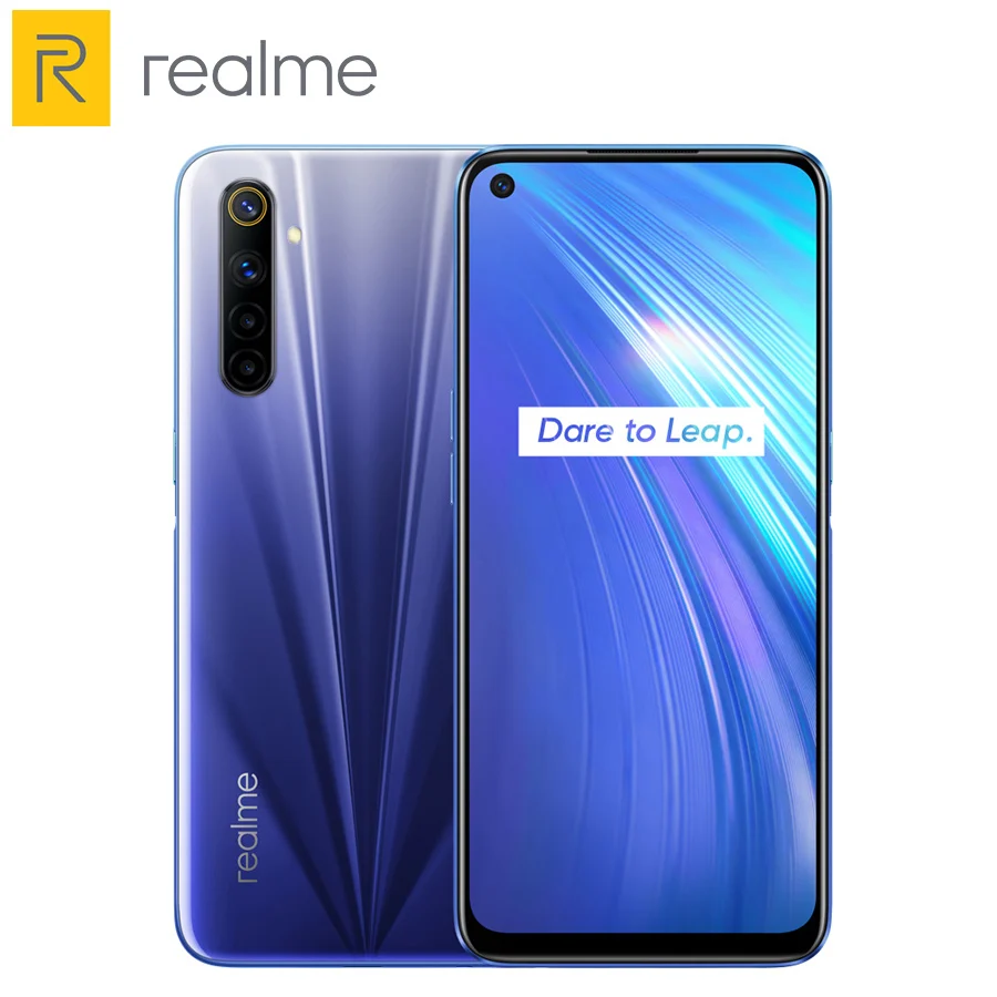 Глобальная версия Realme 6 мобильный телефон 8 ГБ ОЗУ 128 Гб ПЗУ 30 Вт флэш-зарядка 64 мп
