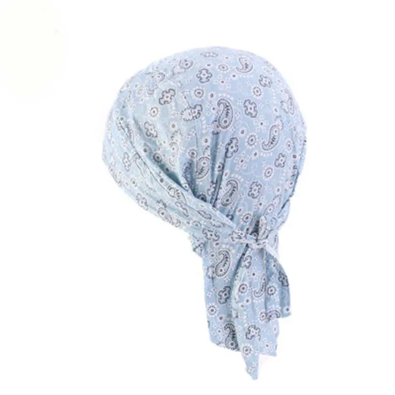 

Men's and women's cotton amoeba pirate hats diverse hip-hop hip-hop print hats hair loss Baotou hat H32