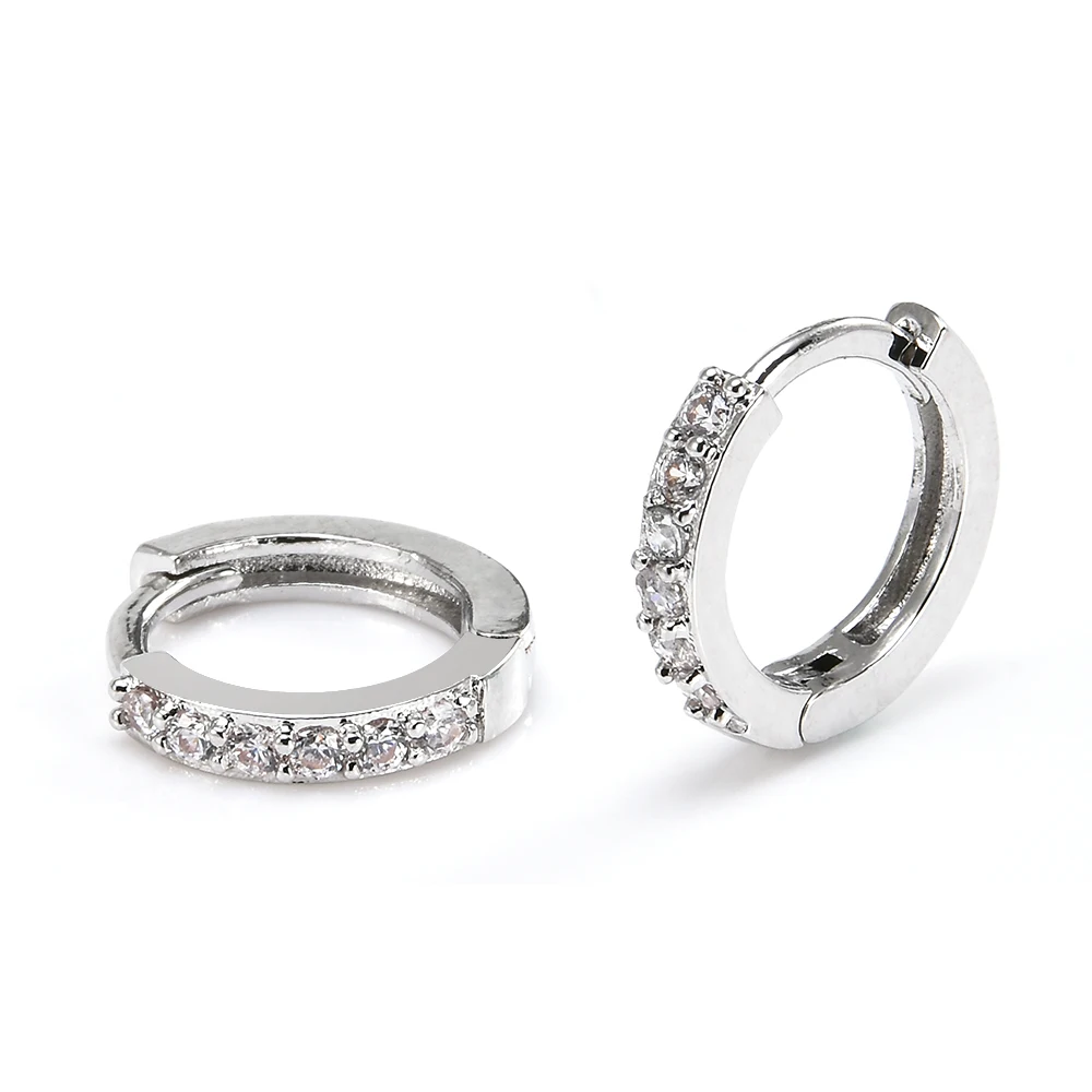 Новые модные женские серьги гвоздики для хряща с золотым наполнителем полые