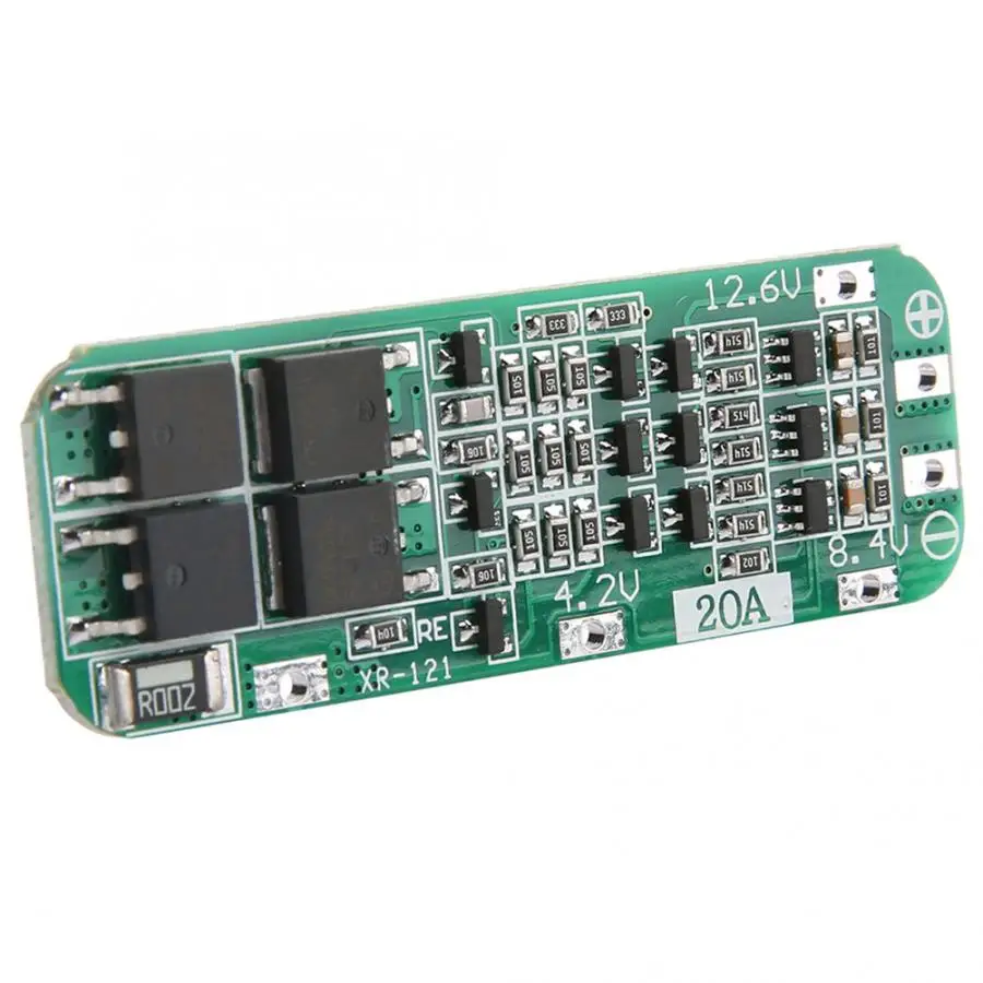 Защитная плата 3S 12 6 В 20A Li Battery 18650 LiPo Cell BMS печатная автоматическое восстановление