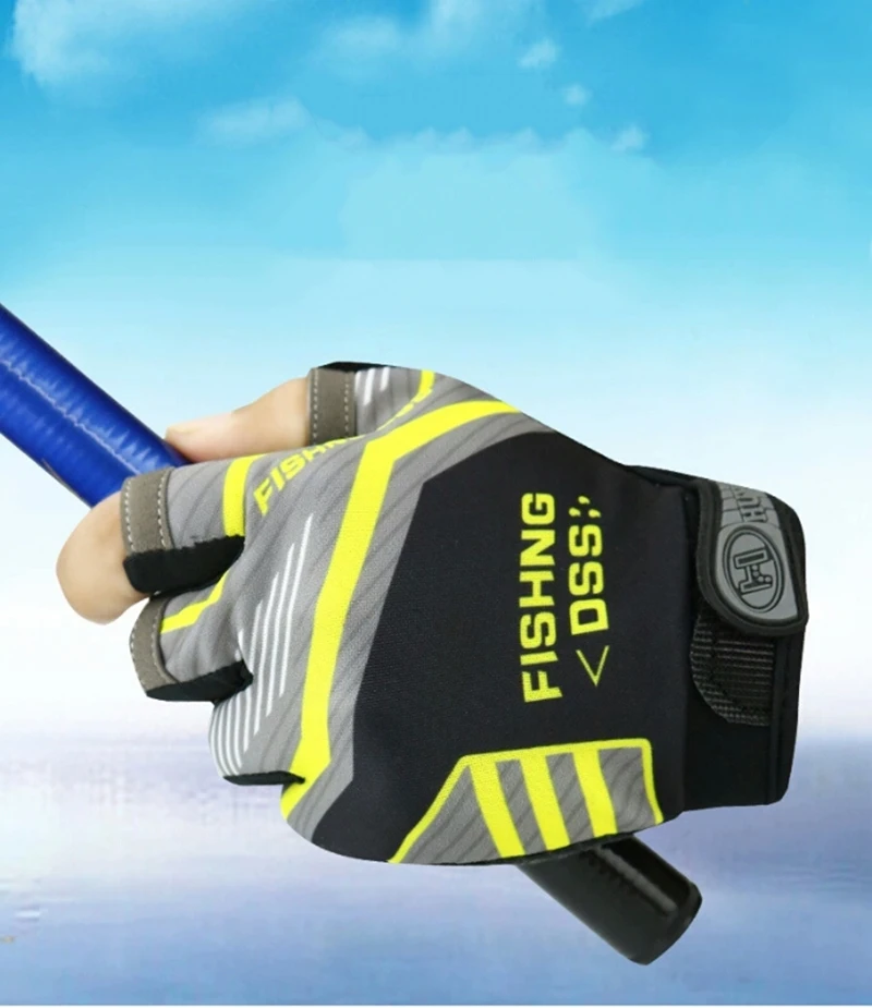 Уличные спортивные перчатки для рыбалки дышащие теплые анти-порезные прочные с