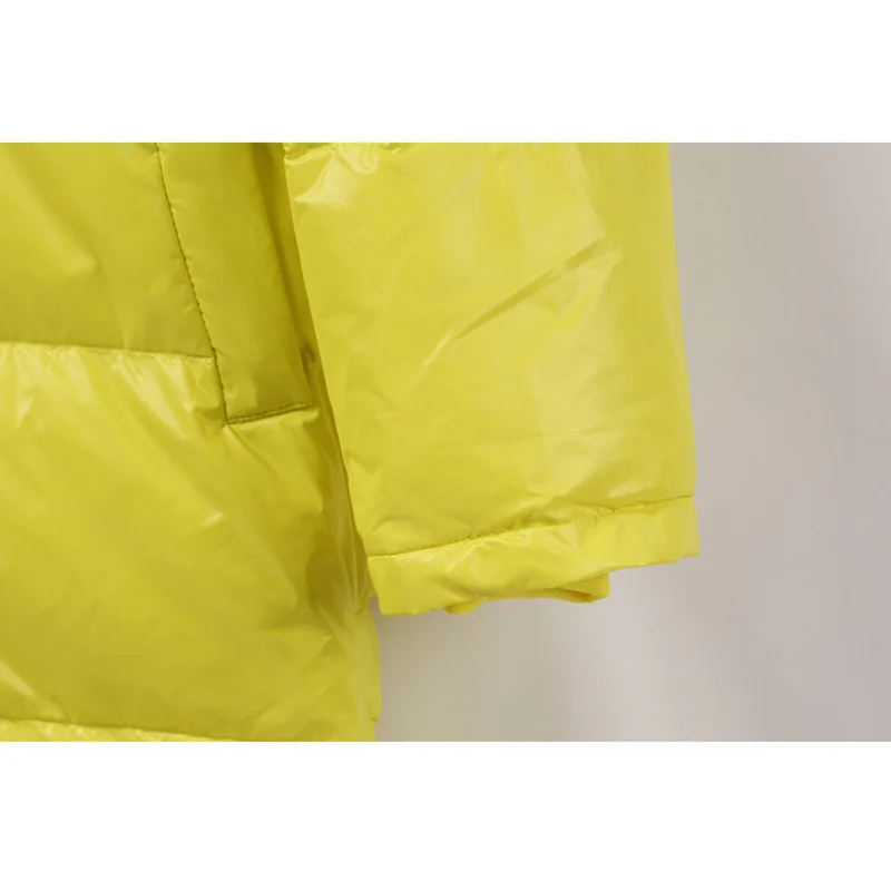 Thick Down Jacket Women's Long Overcoat Parka 2023 New Winter Loose Hooded White Duck Down Coat Female Warm Casual Jackets