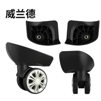 black wheel hand luggage accessories replacement wheel trolley case casters universal parts wheel repair new wheel accessories