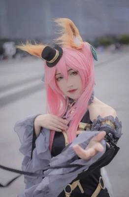 Fate Grand Order Fate/extra Tamamo No Mae черный Маг Косплей Костюм Волшебная форма черное нарядное платье